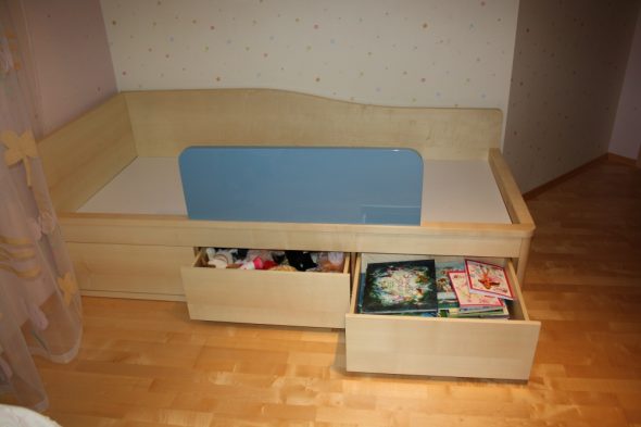 Letto fatto in casa