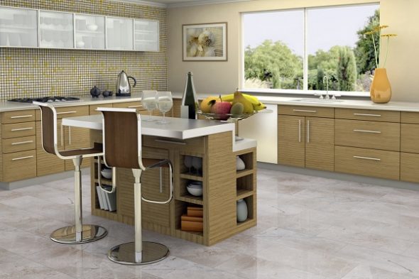 Cucina moderna in truciolare laminato