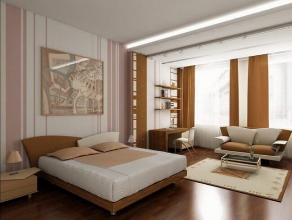 Il letto non è separato dalla zona giorno