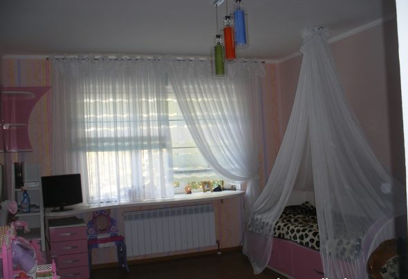 Baldacchino in tulle e organza