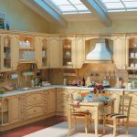 Cucina angolare in stile provenzale