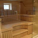 Costruzione di un bagno turco in legno