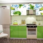 Mobili da cucina luminosi e succosi