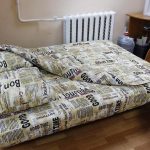 Divano letto con colorazione interessante