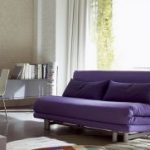 Divano letto viola