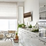Cucina senza pensili
