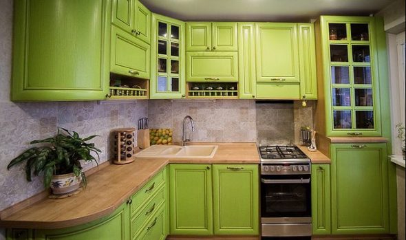 Cucina in frassino massello