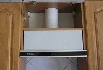 Cappa integrata nel mobile