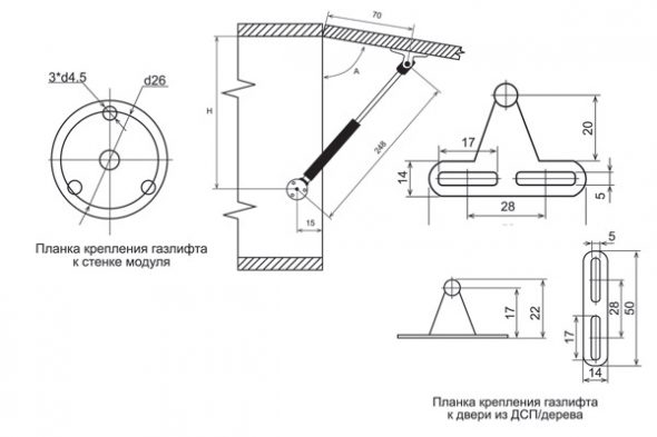 Disegno della pompa a gas