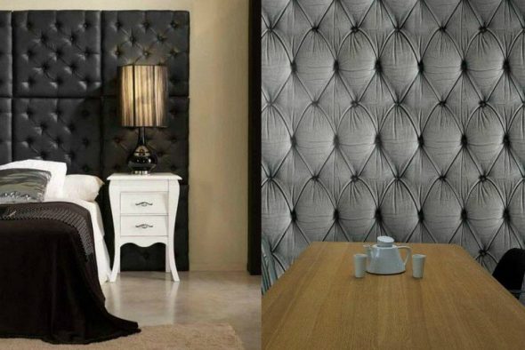 Tecnica capitonné per la decorazione murale