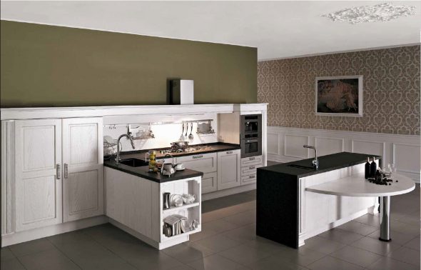 Binari per cucina senza pensili