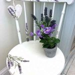 Decorazione provenzale della sedia Lilac