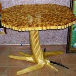 Splendido tavolo in legno fatto a mano