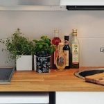 Cucina moderna in legno massello