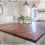 Piano di lavoro bianco per cucina in legno