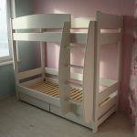 Letto a castello bianco fai da te