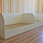 Letto per due bambini in truciolato