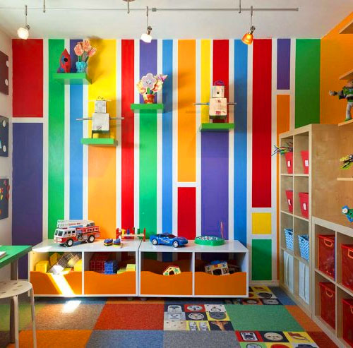 Colori vivaci per la cameretta dei bambini