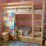 Letto a castello in pino fai da te