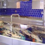Opzione di decorazione fai da te per il piano di lavoro