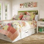 Coperta patchwork floreale in stile provenzale
