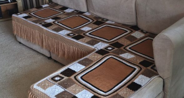 Mantelline decorative in maglia