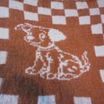 Copertina per neonati con un cane