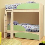 Letto a castello in MDF