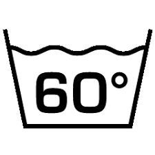 Lavare a una temperatura non superiore a 60 gradi