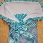 Bellissima coperta leggera con volant per facilitare lo scarico
