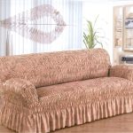 Copricoperta universale antirughe color crema