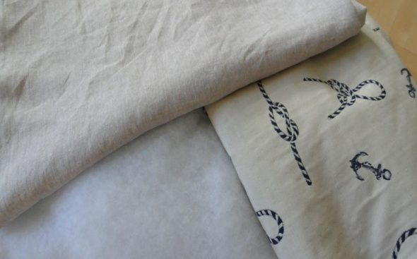 Materiale per il copriletto
