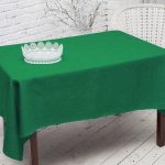 Tovaglia verde semplice