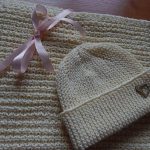Coperta e cappello per bambini in cotone