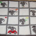 Pătură pentru bebeluși cu elefant