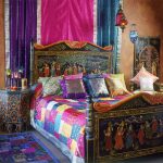 Copriletto in stile orientale