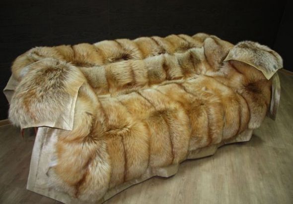 Coperta di pelliccia di lusso