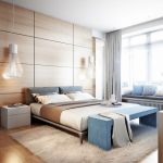Un copriletto rigoroso per una camera da letto moderna