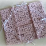 Copertina per neonati in cotone rosa chiaro