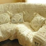 Coperta leggera lavorata a maglia fatta a mano per divano