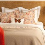 Tessili con farfalle per la camera da letto