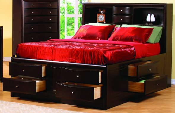 Letto con cassetti