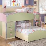 Letto a castello estraibile con 2° livello basso
