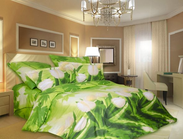 Set di biancheria da letto luminosa