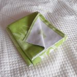 Coperta per neonati in flanella verde
