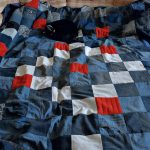 Grande coperta in denim per divano angolare realizzata con le tue mani