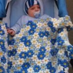 Coperta floreale per neonato