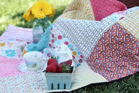 Trapunta patchwork finita