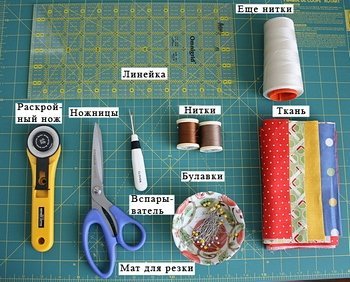 Attrezzi per patchwork.
