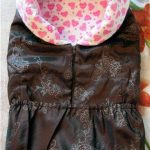 Busta coperta marrone e rosa fai da te